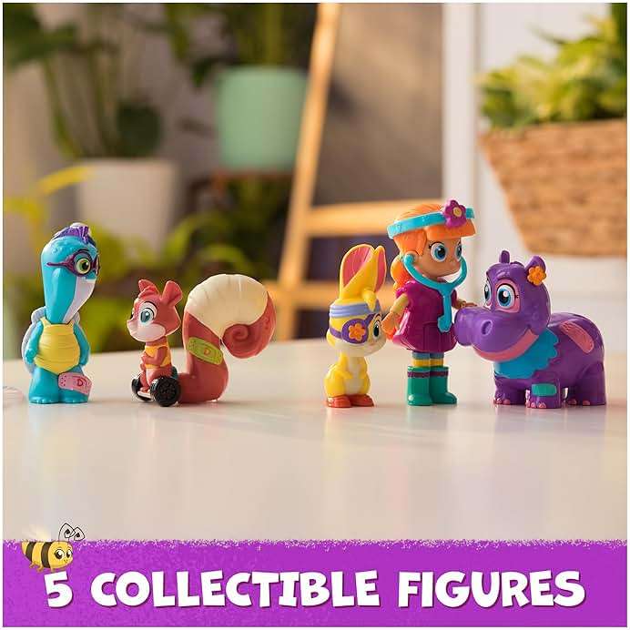 Vida The Vet, Check Up & Care Friendship Pack with 5 Action Figures, Stethoscope, Headlamp, & Sticker Sheets, Kids Toys for Girls & Boys Ages 3 and up - Image 3