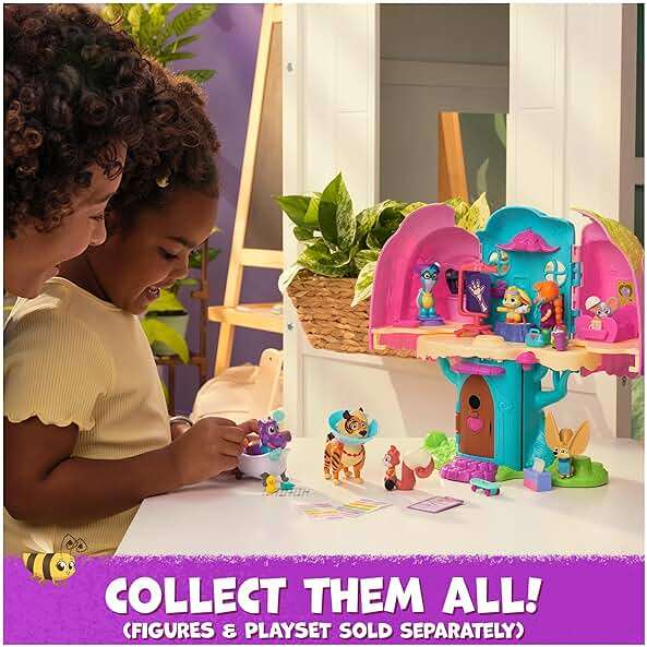 Vida The Vet, Check Up & Care Friendship Pack with 5 Action Figures, Stethoscope, Headlamp, & Sticker Sheets, Kids Toys for Girls & Boys Ages 3 and up - Image 4