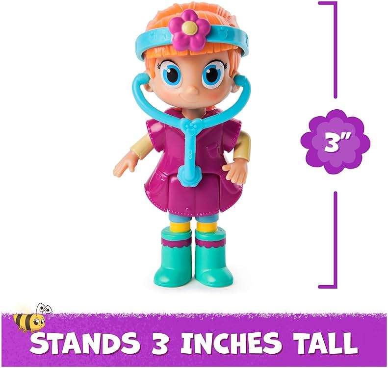 Vida The Vet, Check Up & Care Friendship Pack with 5 Action Figures, Stethoscope, Headlamp, & Sticker Sheets, Kids Toys for Girls & Boys Ages 3 and up - Image 5