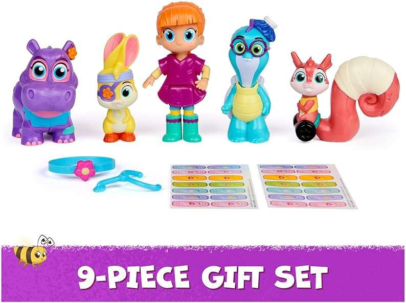 Vida The Vet, Check Up & Care Friendship Pack with 5 Action Figures, Stethoscope, Headlamp, & Sticker Sheets, Kids Toys for Girls & Boys Ages 3 and up - Image 7