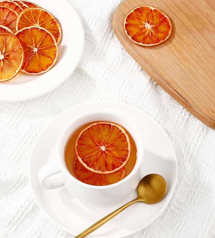 Selected Dried Blood Orange Slices 5 Oz/142g, Culinary & Garnish Grade, Dehydrated Blood Orange for Cocktail, Decoration, 100% Natural, No Sugar Added. - Image 5