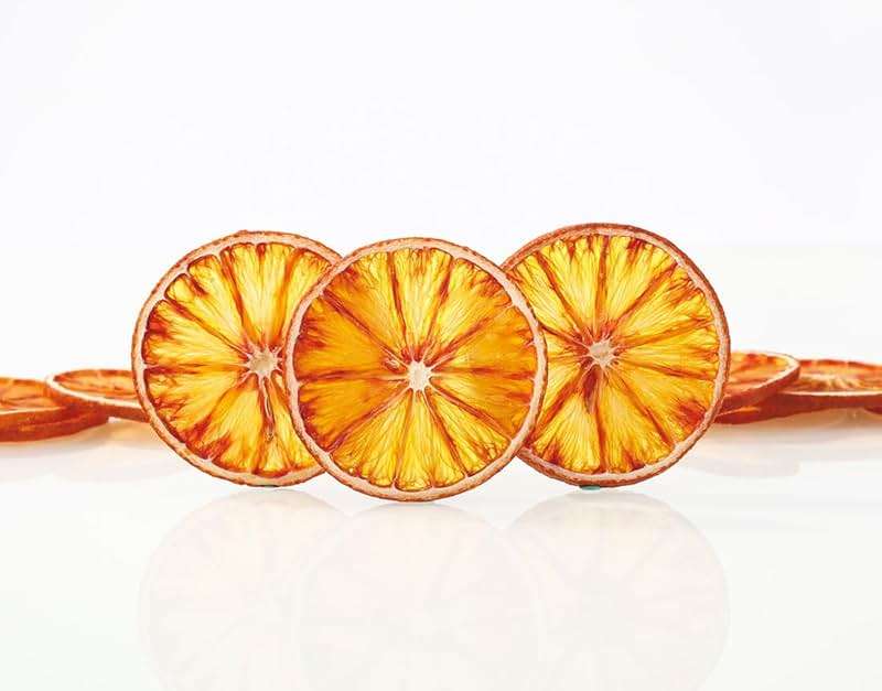Selected Dried Blood Orange Slices 5 Oz/142g, Culinary & Garnish Grade, Dehydrated Blood Orange for Cocktail, Decoration, 100% Natural, No Sugar Added. - Image 6