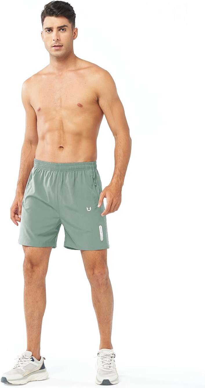NORTHYARD Men's Athletic Running Shorts Gym Workout 7"/9"/5" Quick Dry Lightweight Sports Basketball Tennis 3 Zipper Pockets - Image 5