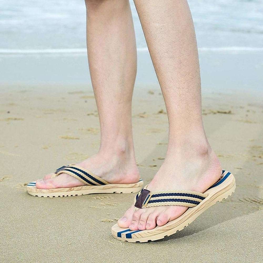 Eagsouni Mens Womens Flip Flops Casual Comfort Thong Sandals Non-Slip Slippers for Beach - Image 2