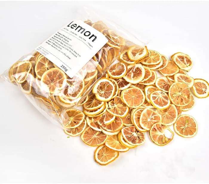 Dehydrated Dry Lemon For Cocktails, Dried Lemon 17.6oz/500g, 100% Natural & No Additives, No Sugar Added (17.6 oz) - Image 2