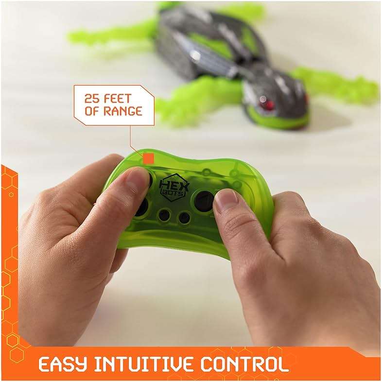 HEX BOTS Crawler Gecko with Official Wall Climber Technology, Rechargeable Remote Control Robot Kids Toy, Prank Toy for Boys & Girls Ages 4+ - Image 5