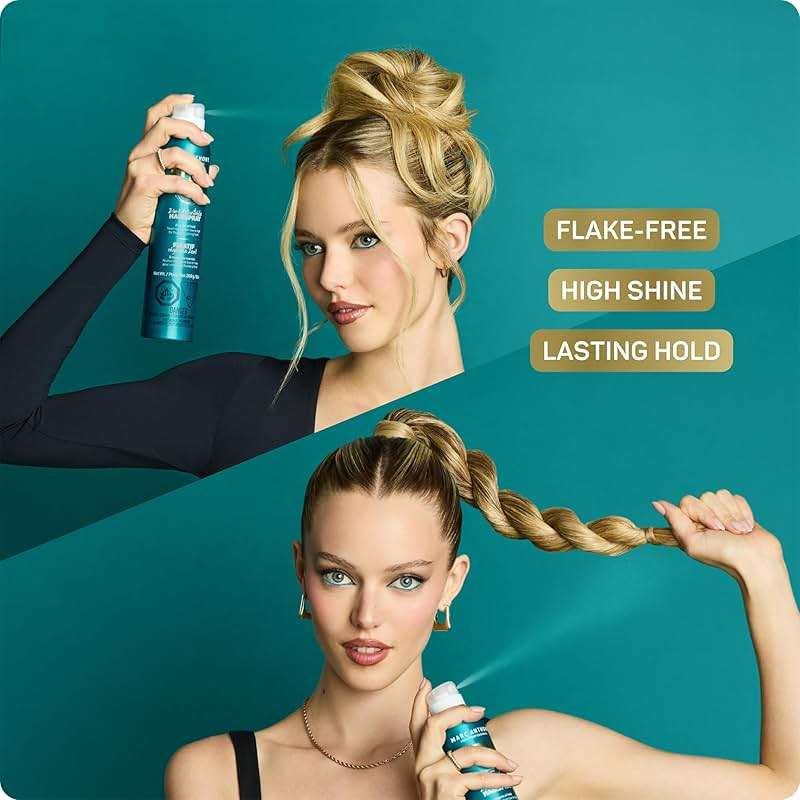 Marc Anthony Flexible to Extra Strong Hold Hair Spray, Style Flex 2-in-1 Adjustable Hairspray for Women & Men - Finishing & Styling Spray for Controlled & Well-Groomed Look - Flake-Free, 9.5 oz - Image 5