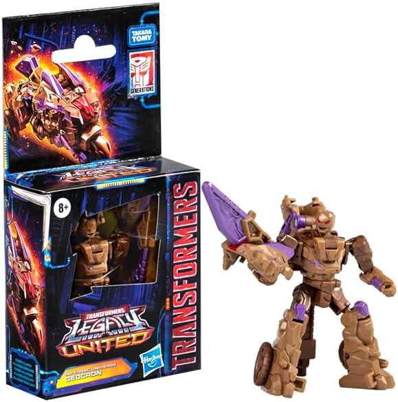 Transformers Legacy United Core Class Infernac Universe Geocron, 3.5-inch Converting Action Figure, 8+ - Image 1