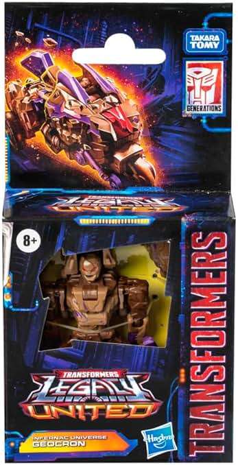 Transformers Legacy United Core Class Infernac Universe Geocron, 3.5-inch Converting Action Figure, 8+ - Image 3