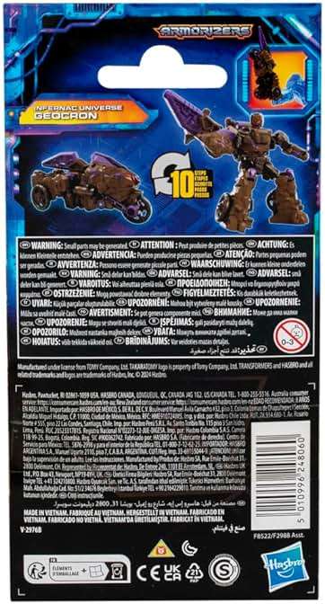 Transformers Legacy United Core Class Infernac Universe Geocron, 3.5-inch Converting Action Figure, 8+ - Image 5