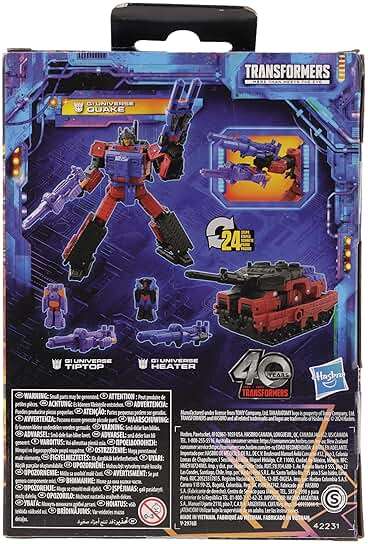 Transformers Legacy United Deluxe Class G1 Universe Quake, 5.5-inch Converting Action Figure, for Boys and Girls Ages 8+ - Image 19