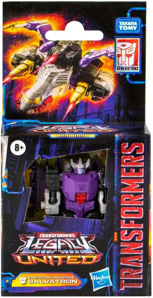 Transformers Legacy United Core Class Energon Universe Galvatron, 3.5-inch Converting Action Figure, 8+ - Image 3