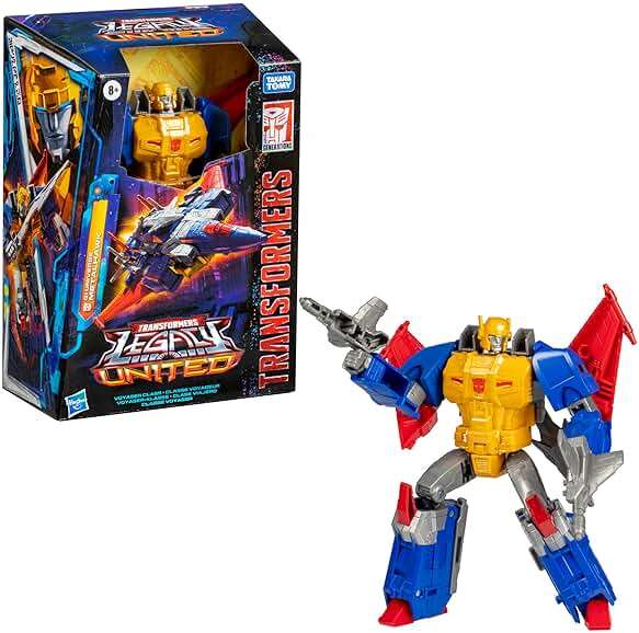 Transformers Legacy United Voyager Class Super-God Masterforce Metalhawk, 7-inch Converting Action Figure, for Boys and Girls Ages 8+ - Image 3
