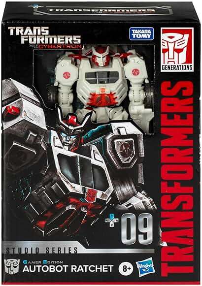 Transformers Toys Studio Series Voyager Transformers: War for Cybertron 09 Gamer Edition Ratchet, 6.5-inch Converting Action Figure, 8+ - Image 3