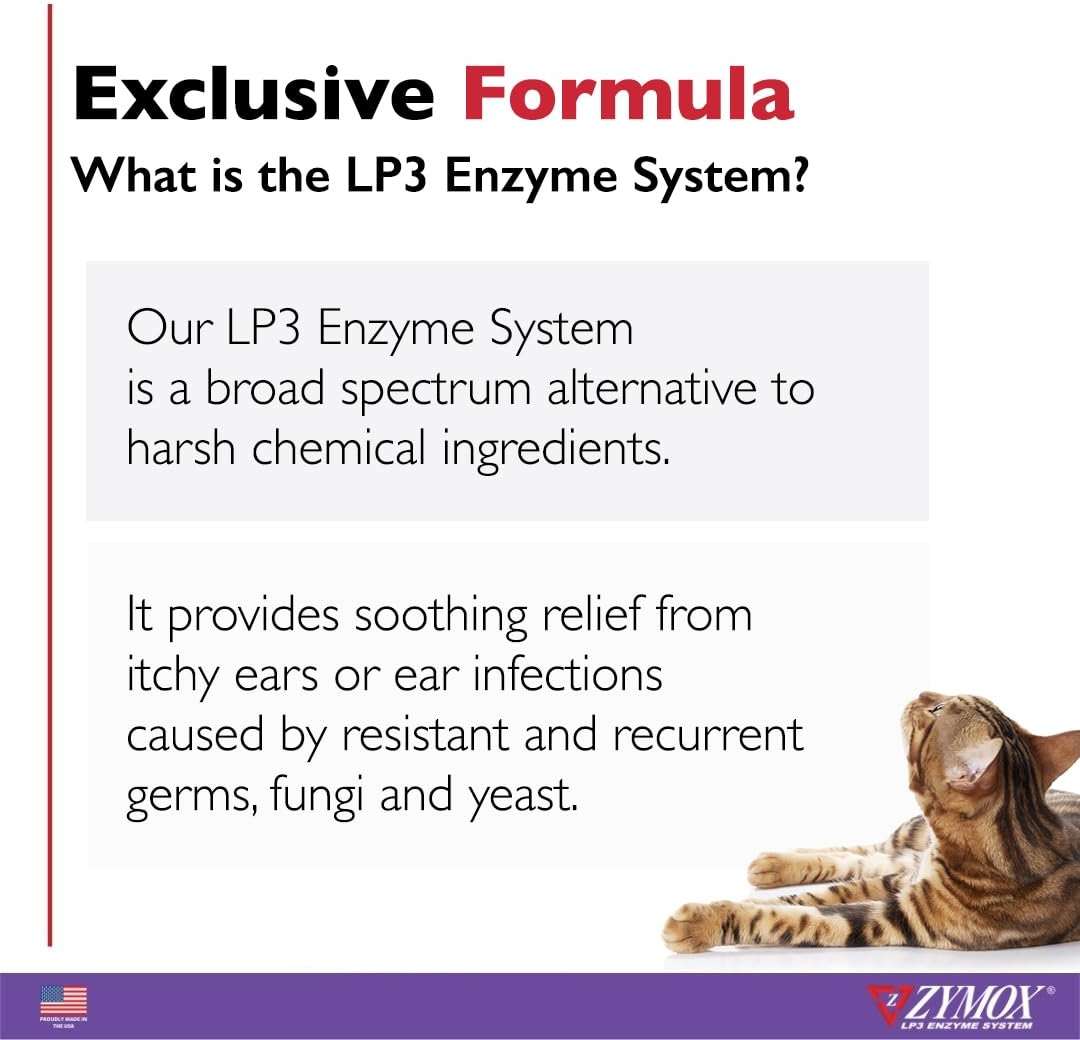 Zymox Advanced Enzymatic Ear Wipes for Dogs and Cats - for Dirty, Waxy, Smelly Ears - Premium Strength Ear Cleaner Wipes - Non-Irritating - Hypoallergenic - 100 ct - Image 4