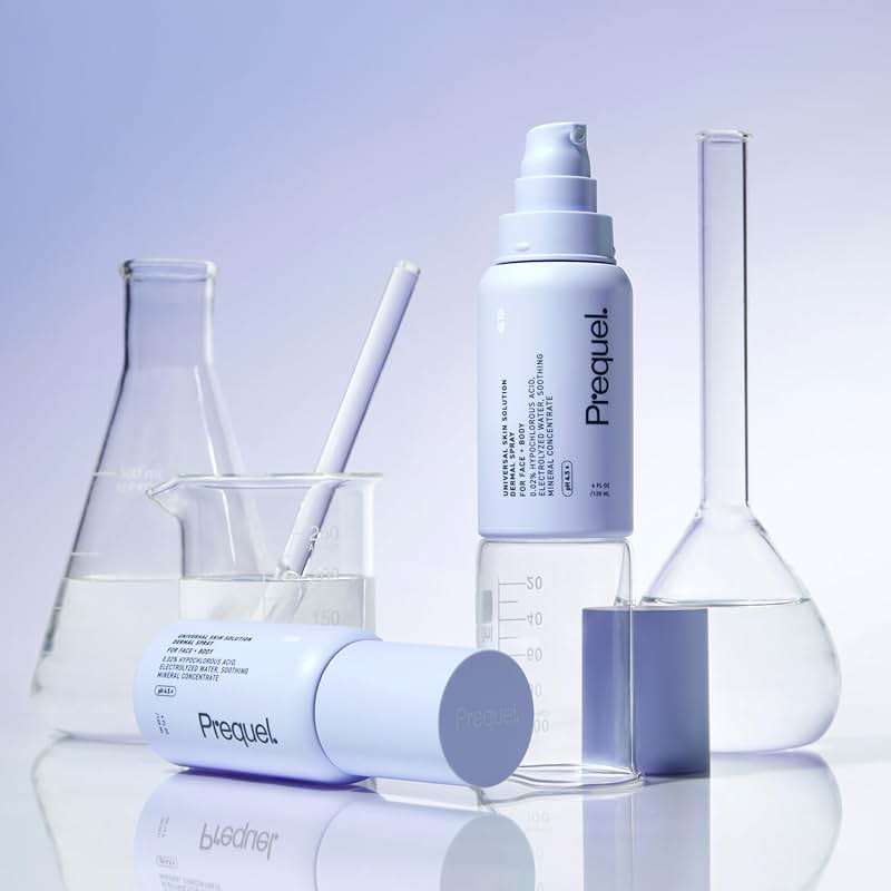 Prequel Skin Universal Skin Solution Hypochlorous Acid Spray for Face and Body. Fine Mist HOCL Facial Cleanser and Dermal Spray with Minerals & Electrolyzed Water - pH-Stabilized Care. 4oz - Image 8