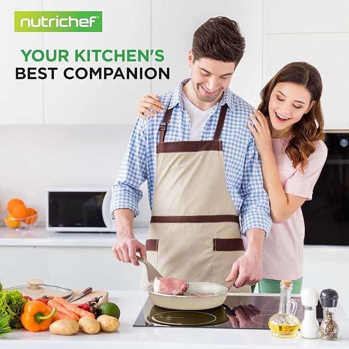 Nutrichef 54-Piece Marble Non-Stick Cookware and Bakeware Set, Professional Home Kitchen Collection with Multi-Sized Pots and Pans Set, and Heat-Resistant Tools - Image 2