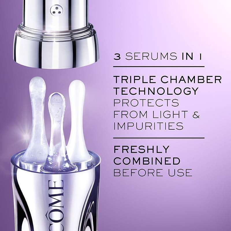 Lancôme Rénergie H.C.F. Triple Serum Eye – Anti-Aging Eye Serum with Hyaluronic Acid, Vitamin C & Niacinamide for Lifting, De-Puffing, Smoothing Fine Lines & Brightening Eye Contour - 0.67 Fl. Oz - Image 3