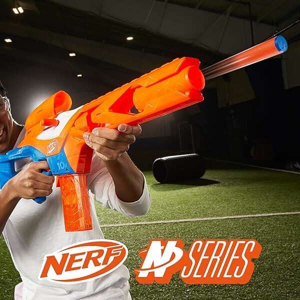 Nerf N Series Pinpoint Dart Blaster, 18 N1 Darts Compatible Only N Series Blasters, 10-Dart Clip, Blaster Gifts for Kids - Image 5