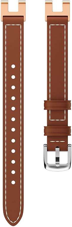 EANWireless Compatible for Garmin Lily Band,Leather Wristband Adjustable Replacement Slim Accessory Fit for Garmin Lily Smartwatch Women Dressy - Image 2