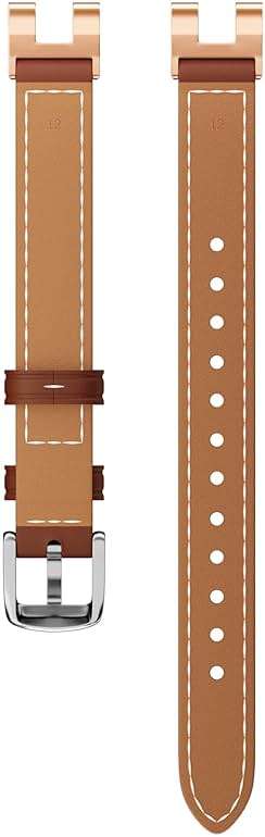 EANWireless Compatible for Garmin Lily Band,Leather Wristband Adjustable Replacement Slim Accessory Fit for Garmin Lily Smartwatch Women Dressy - Image 3