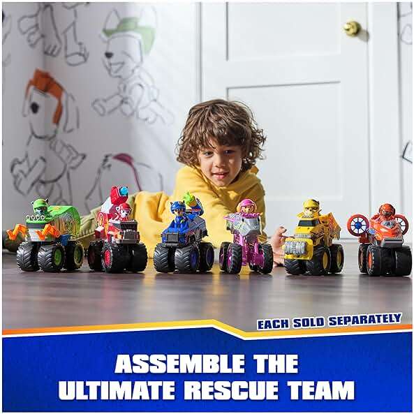 Paw Patrol: Rescue Wheels Rubble’s Bulldozer, Toy Truck with Vehicle Transformation and Collectible Action Figure, Kids Toys for Boys & Girls Ages 3+ - Image 7