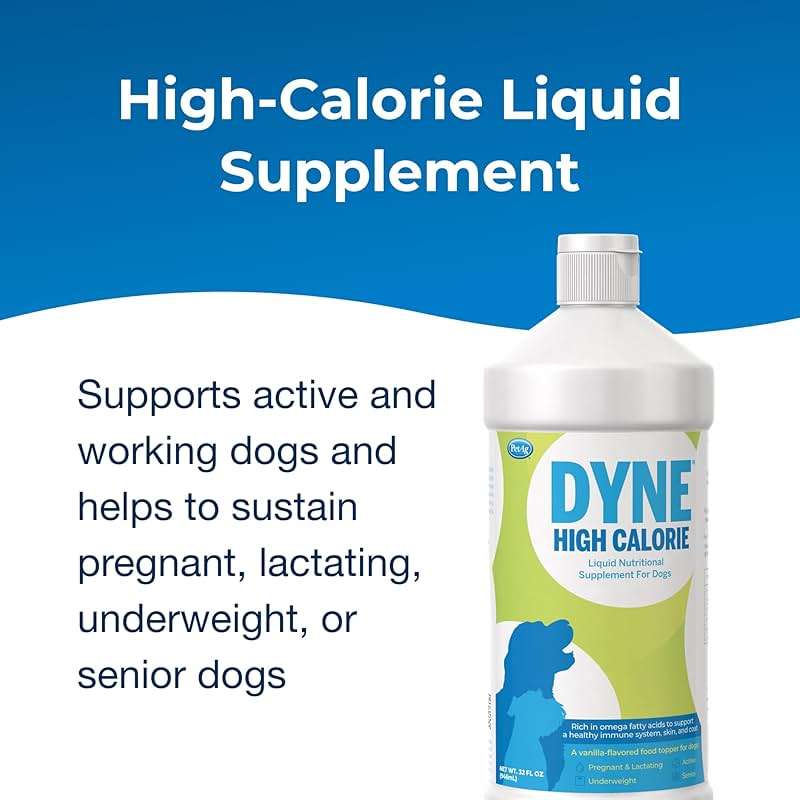 Pet-Ag Dyne High Calorie Liquid Nutritional Supplement for Dogs & Puppies 8 Weeks and Older - 32 oz, Pack of 2 - Supports Performance and Endurance - Sweet Vanilla Flavor - Image 3