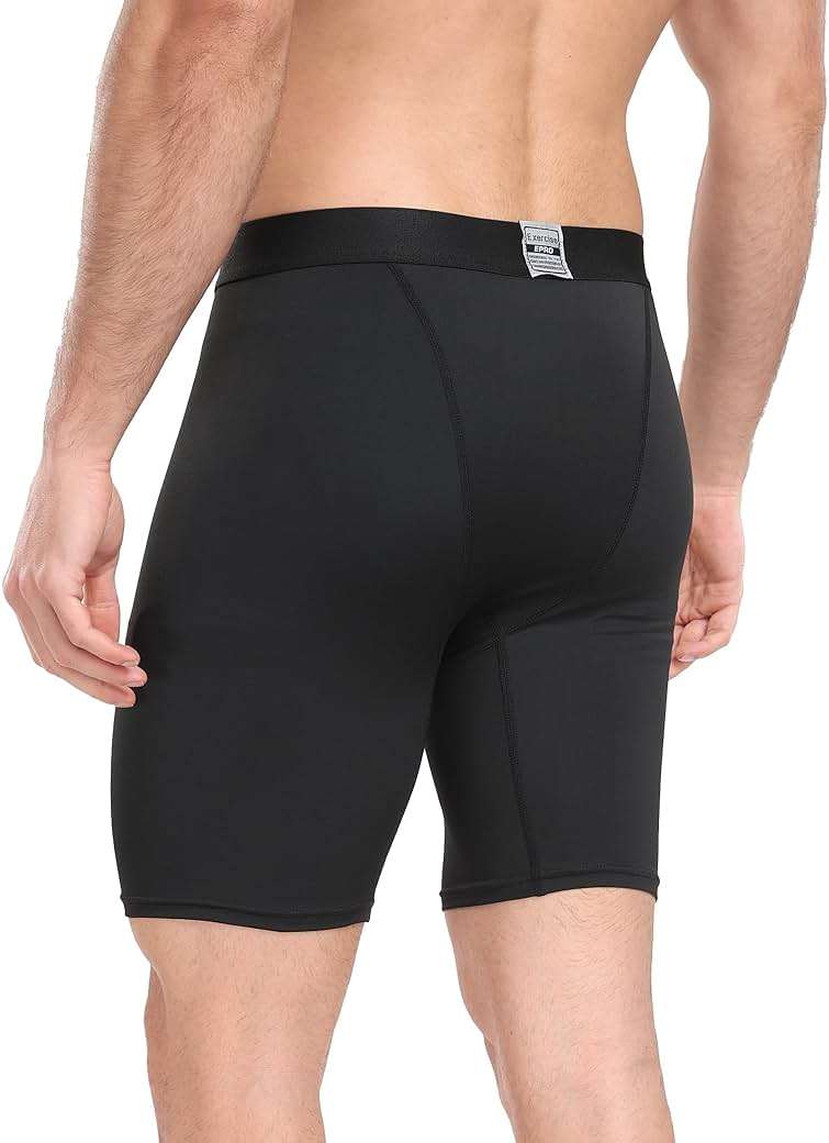 HovSiyla Compression Shorts Men Performance Sports Workout Athletic Running Underwear Shorts Spandex - Image 2