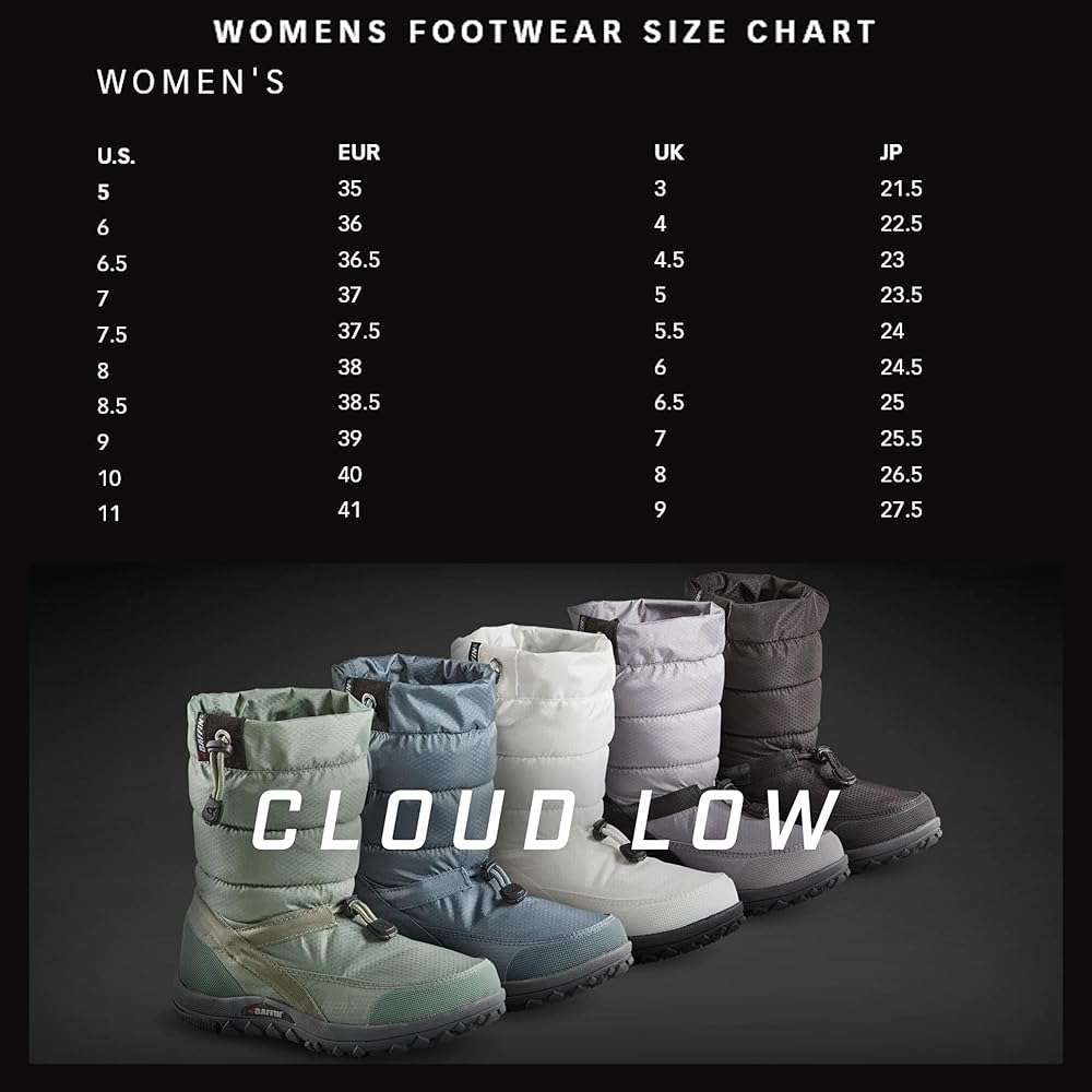 Baffin Women's CLOUD LOW Waterproof Breathable Lightweight Winter Slip-Resistant Mid-High Boots for Hiking & Casual Wear - Image 6