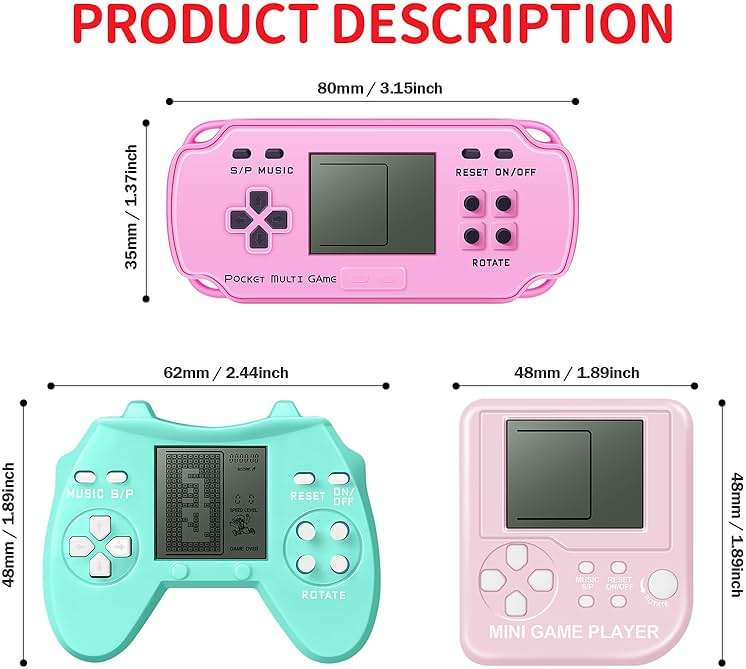 SSRMX 12Pcs Video Game Birthday Party Favors for Kids, Video Game Console Keychain for Boys Girls Birthday Supplies Classroom Prizes - Image 2