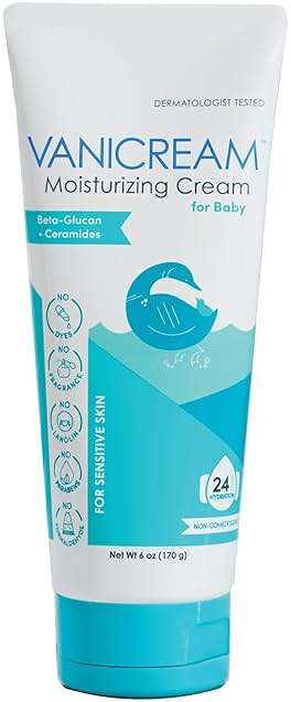 Vanicream Moisturizing Cream for Baby, 6 Oz, Gentle, Hydrating Baby Lotion with Beta-Glucan & Ceramides, Formulated without Common Irritants for Sensitive Skin, All Ages - Image 1