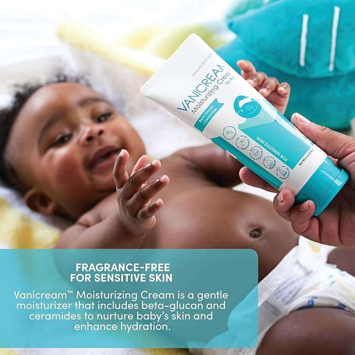 Vanicream Moisturizing Cream for Baby, 6 Oz, Gentle, Hydrating Baby Lotion with Beta-Glucan & Ceramides, Formulated without Common Irritants for Sensitive Skin, All Ages - Image 3