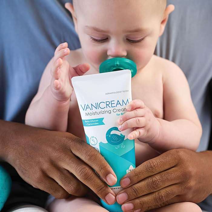 Vanicream Moisturizing Cream for Baby, 6 Oz, Gentle, Hydrating Baby Lotion with Beta-Glucan & Ceramides, Formulated without Common Irritants for Sensitive Skin, All Ages - Image 7