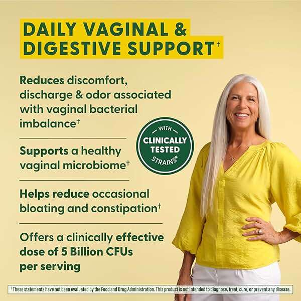 MegaFood Womens Probiotic + Prebiotic - Gluten-Free Prebiotics and Probiotics for Women, Supports Digestive Health & Regularity, Vaginal Probiotics for Healthy pH Levels, Vegetarian - 30 Capsules - Image 3
