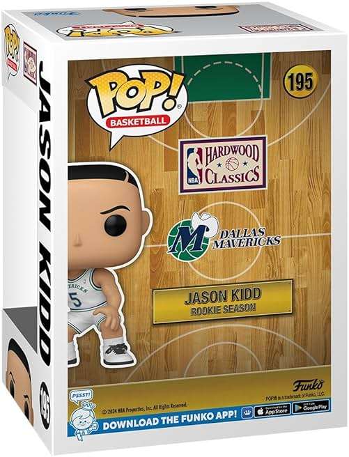 Funko POP NBA: Mavs - RS Jason Kidd - Collectable Vinyl Figure - Gift Idea - Official Merchandise - for Kids & Adults - Sports Fans - Model Figure for Collectors and Display - Image 3