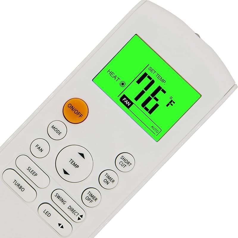 Replacement Remote Control for Midea MR COOL Koolking Bosch Carrier Toshiba AC Air Condtioner RG57B1/BGE RG57A6/BGEF RG57A6/BGEFU1 RG57E1/BGEU1 RG52A2/BGEFU1 RG57F3(B)/BGEFU1 RG57H3(B)/BGCEFU1-M -A - Image 6