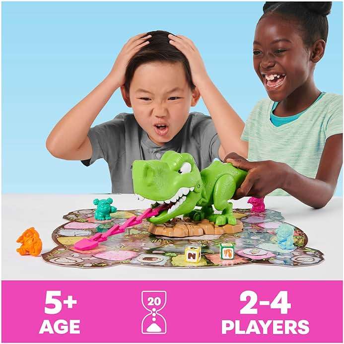 Spin Master Games, Snack-O-Saurus Rex, Interactive Dinosaur Toy for Kids, Board Games for Family Night, 2-4 Players, for Ages 5 & Up - Image 3