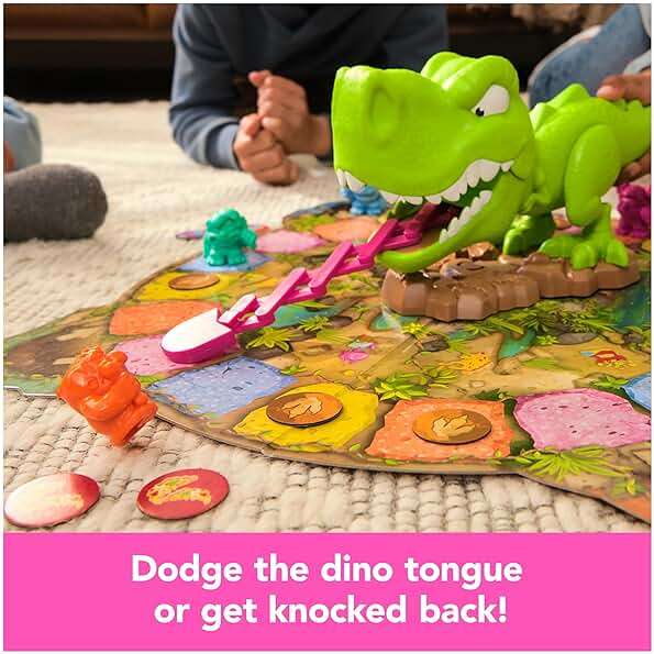 Spin Master Games, Snack-O-Saurus Rex, Interactive Dinosaur Toy for Kids, Board Games for Family Night, 2-4 Players, for Ages 5 & Up - Image 5