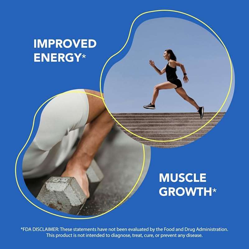 AMANDEAN Creatine HCl Pills. American Made CON-CRET. 120 Capsules, 4-Month Supply. 7X Concentrated vs Monohydrate. No Bloat. Brain Health, Muscle, Energy & Recovery for Women & Men. No Loading Phase. - Image 7