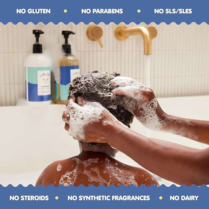 TUBBY TODD Hair Duo - Baby Shampoo and Conditioner Set - Gentle & Moisturizing Hair Care - Hypoallergenic, Non-Irritating - For Newborns, Toddlers & Kids - 25 Fl Oz & 24.3 Fl Oz - Fragrance-Free - Image 6