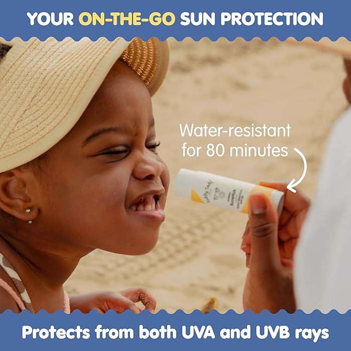 Tubby Todd Face and Body Mineral Sunscreen Kit for Baby, Toddler and Kids - Sunscreen 4 Fl Oz and Sunstick 0.5 Oz Duo Bundle - Fragrance-Free - Image 2
