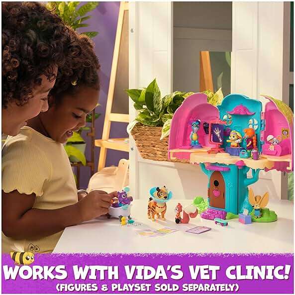 Vida the Vet, Juno’s Bubble Bath Pack with Vida & Color Changing Juno Action Figure & Doctor Kit Accessories, Kids Toys for Girls & Boys Ages 3 and up - Image 2