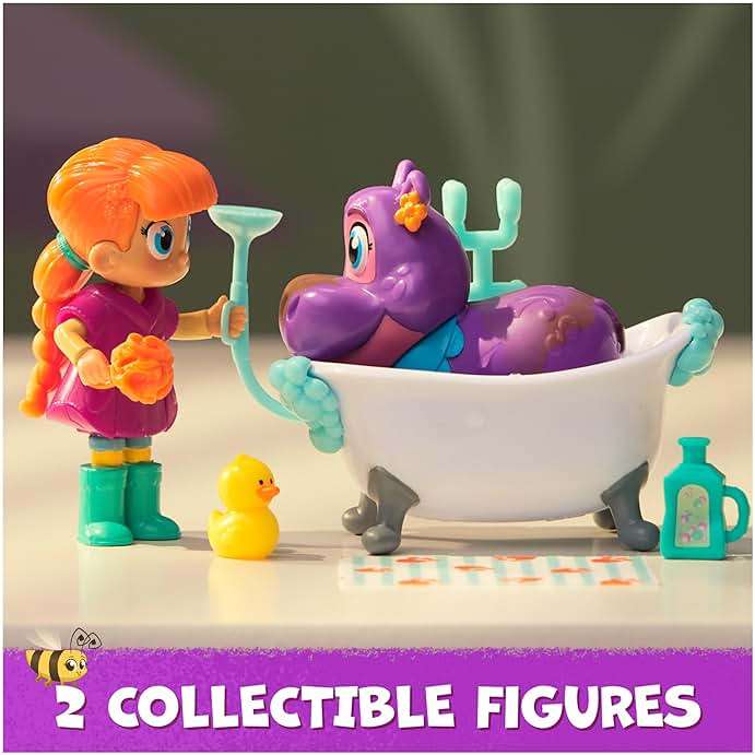Vida the Vet, Juno’s Bubble Bath Pack with Vida & Color Changing Juno Action Figure & Doctor Kit Accessories, Kids Toys for Girls & Boys Ages 3 and up - Image 7