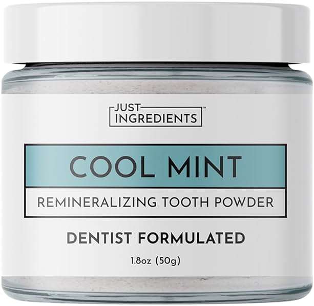 Remineralizing Tooth Powder – Fluoride-Free Oral Care – Gently Cleans & Whitens – Supports Strong Teeth & Fresh Breath – Vegan, Non-GMO, Made with Real Food Ingredients (Regular) - Image 1