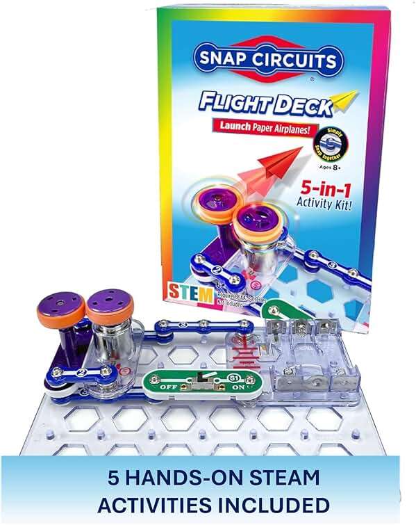 Snap Circuits Flight Deck Science/STEM Toy kit | Ages 8+ | Construction Gift for Boys and Girls - Image 3