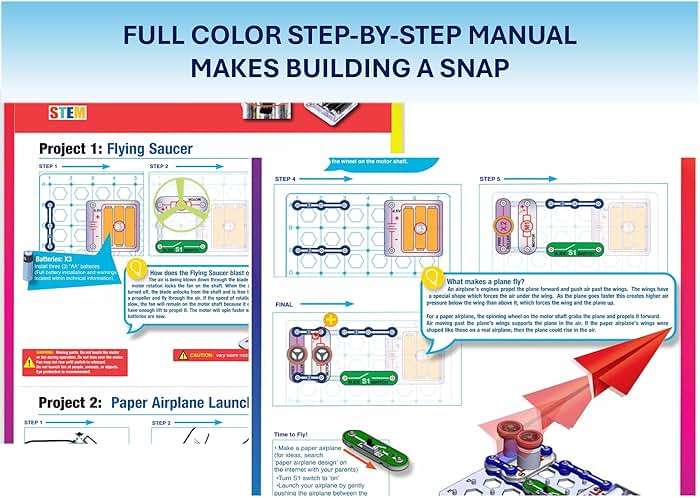 Snap Circuits Flight Deck Science/STEM Toy kit | Ages 8+ | Construction Gift for Boys and Girls - Image 4