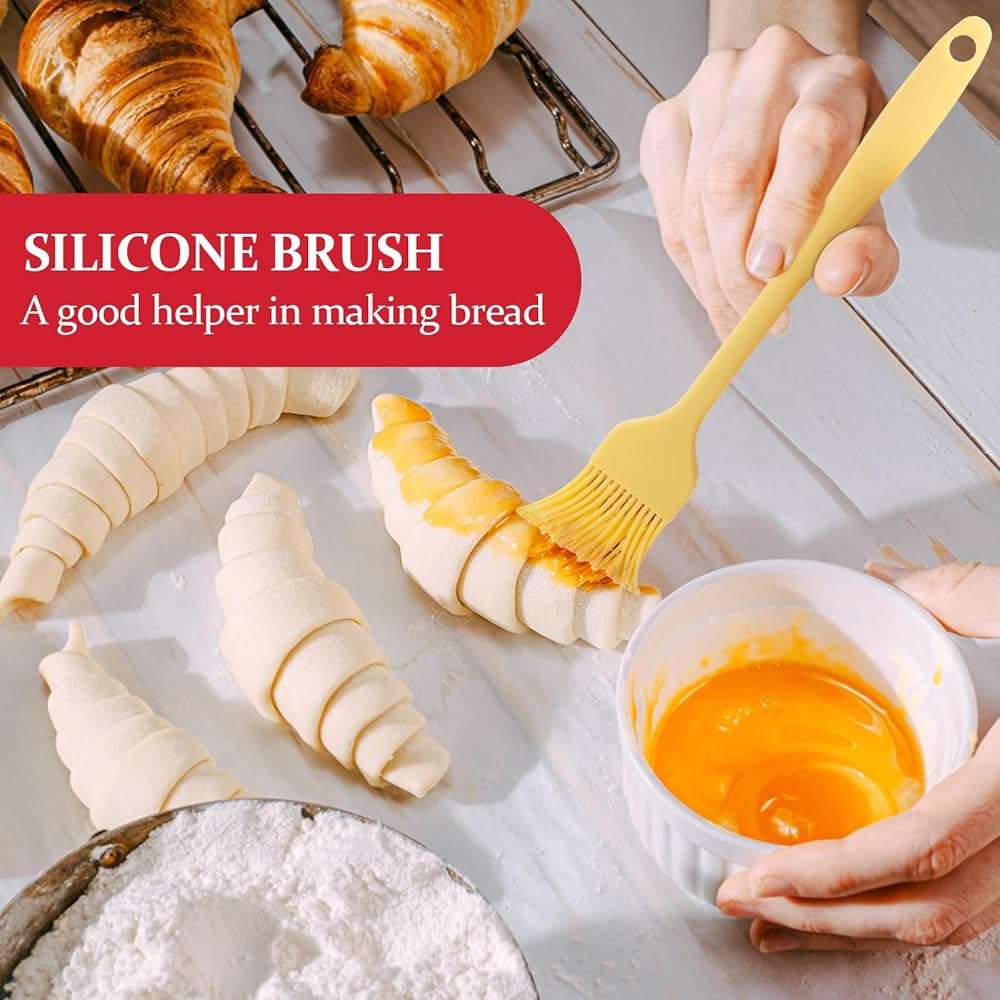 BLuvLy Sourdough Starter Jar, Sourdough Starter Kit with Date Marked Feeding Band, Thermometer, Excellent Scraper, Cloth Cover, Silicone brush and Metal Lid, 24 Oz Sourdough Starter Jar Kit - Image 5