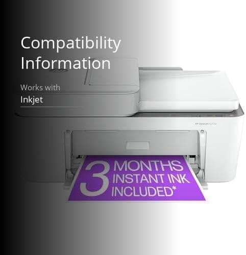 HP DeskJet 4255e Wireless All-in-One Color Inkjet Printer, Scanner, Copier, Best-for-Home, 3 Month Instant Ink Trial Included. This Printer is only 2.4 ghz Capable. AI-Enabled (588S6A) - Image 3