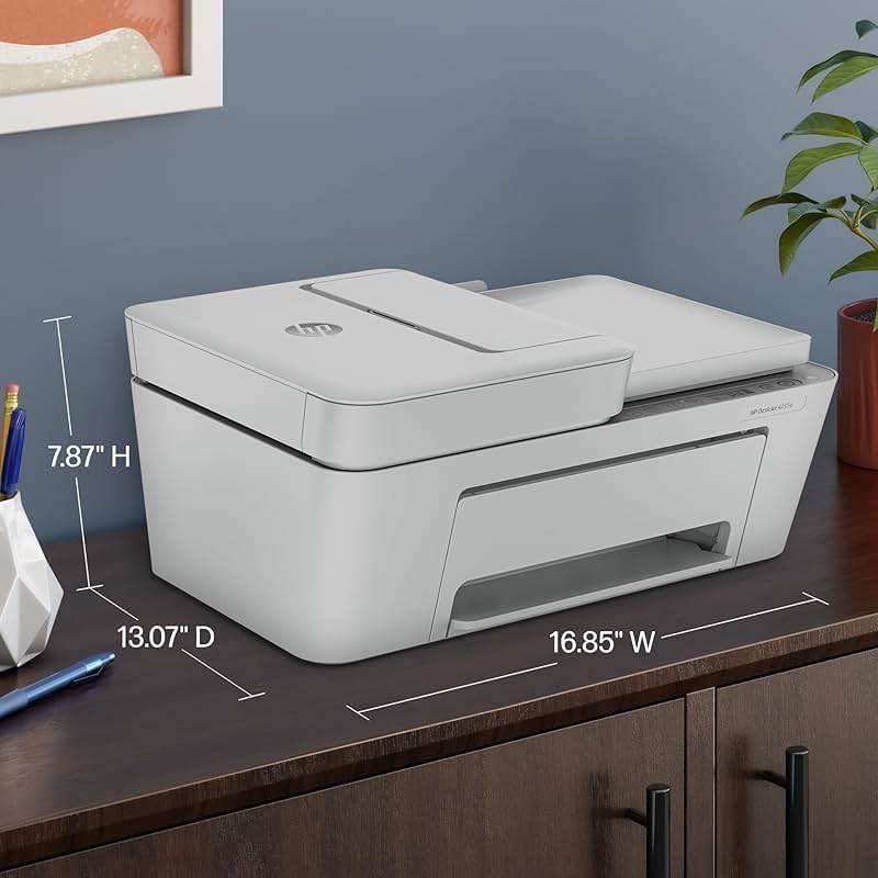 HP DeskJet 4255e Wireless All-in-One Color Inkjet Printer, Scanner, Copier, Best-for-Home, 3 Month Instant Ink Trial Included. This Printer is only 2.4 ghz Capable. AI-Enabled (588S6A) - Image 6