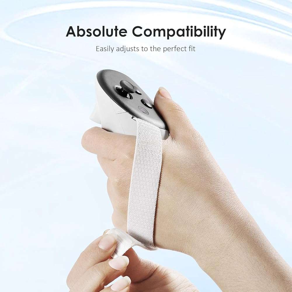 Maecker vr Anti-slip Controller Straps with Adjustable Knuckle Straps Compatible with Meta Quest 3S for Quest 3 Controller Grips Cover for Quest 3S/3 Accessories - Image 2